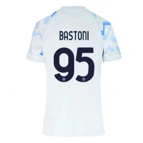 Inter Milan Alessandro Bastoni #95 Replika Udebanetrøje Dame 2025-26 Kortærmet
